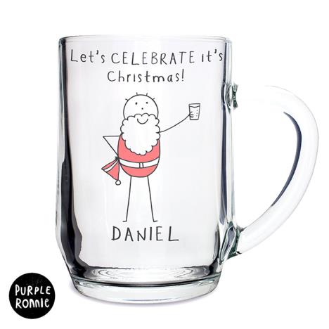 Personalised Purple Ronnie Christmas Santa Tankard Extra Image 1